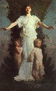 Abbot H Thayer Caritas Sweden oil painting reproduction